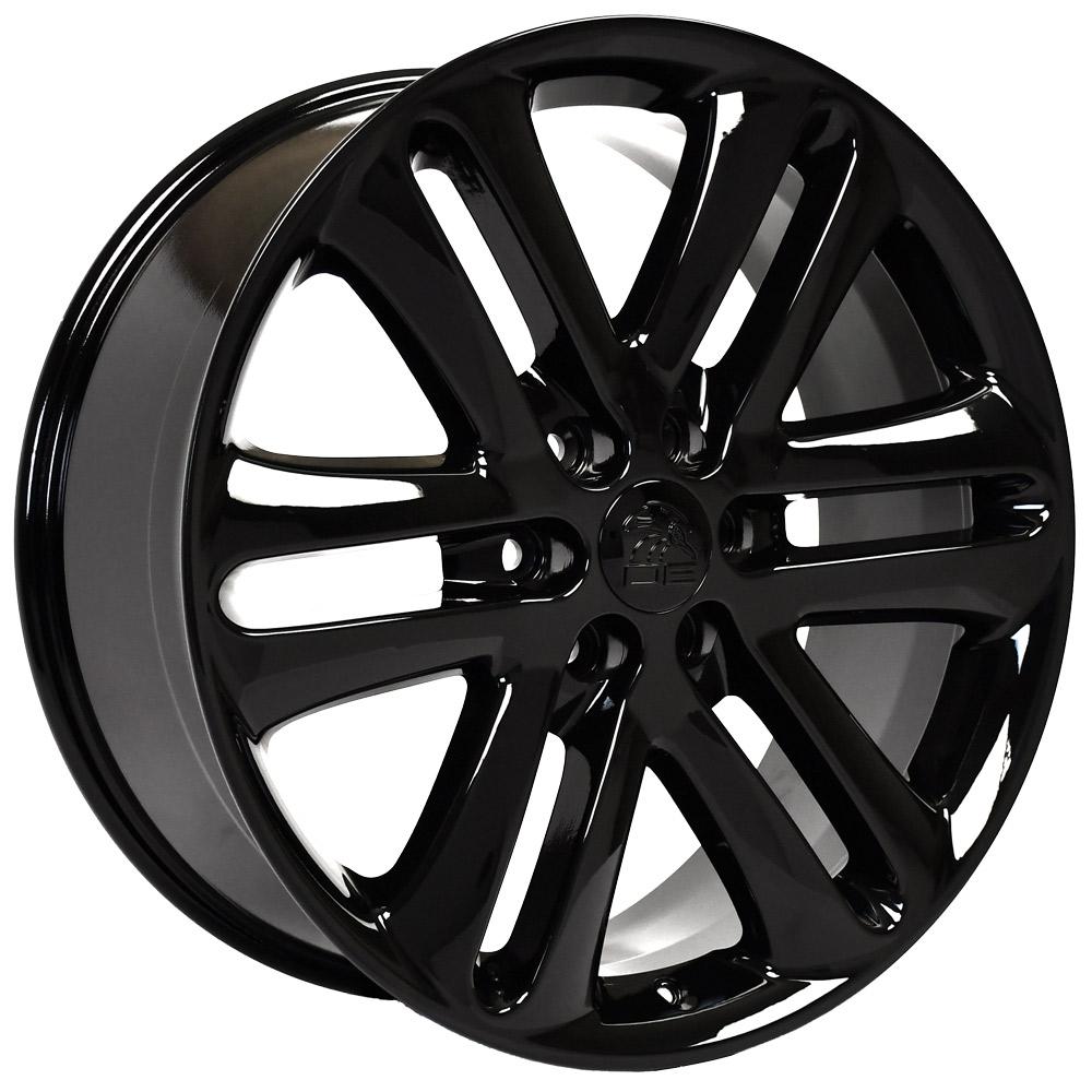 22" Replica FR76 fits Ford F150 Gloss Black