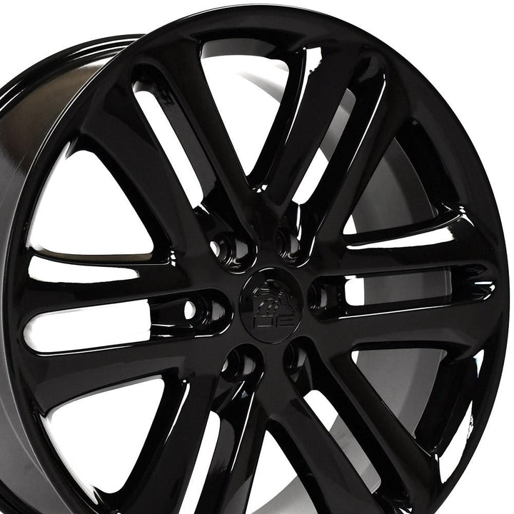22" Replica FR76 fits Ford F150 Gloss Black
