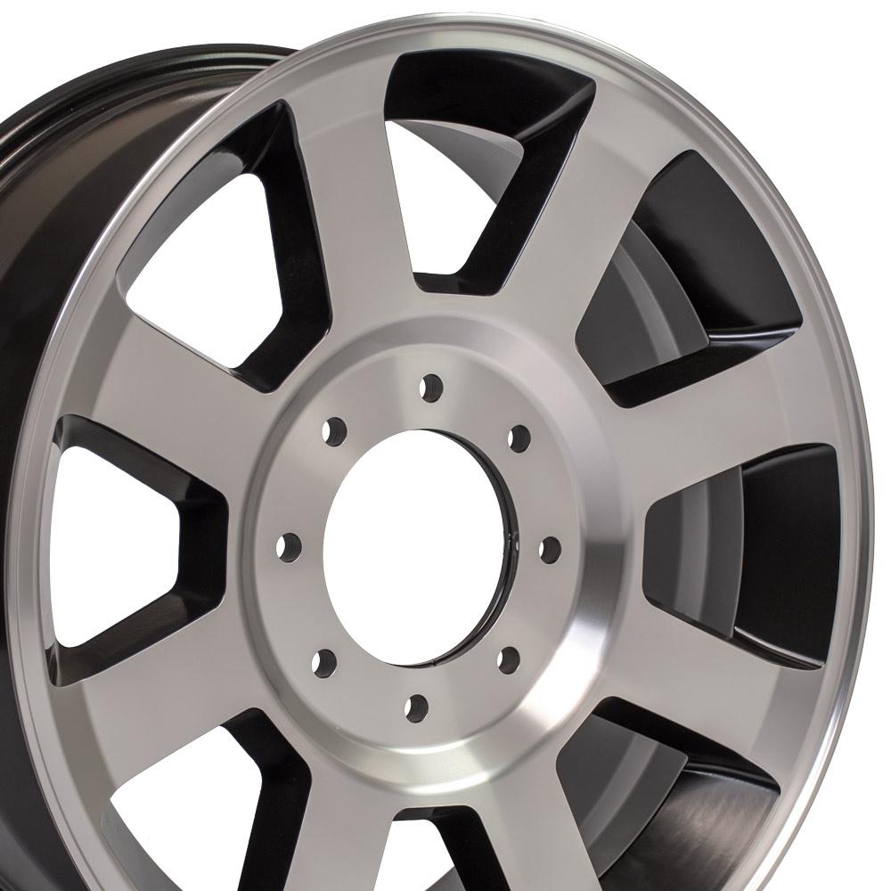 FR78 20x8 Satin Black Machined WHEELS
