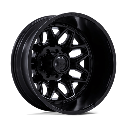 Fuel 1PC - FLUX DRW 22X8.25 8X6.5 -265 BLK-OUT (DR)