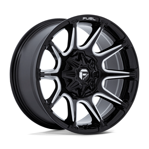 Fuel 1PC - SUPER C 22X12 8X170 125 -44 G-BLK MILL