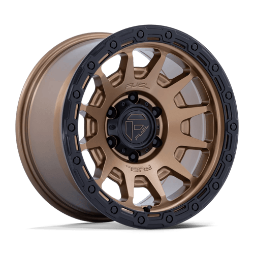 Fuel 1PC - FORTRESS 17X8.5 5X5 71 +25 M-BRZ GBLK