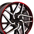 18" Replica Wheel HD06 Fits Honda Civic Hatchback Rim Machined Wheel