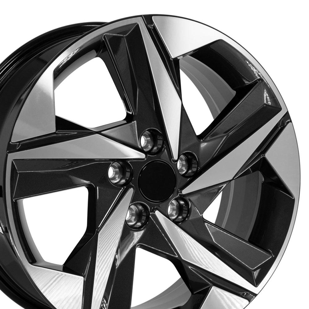 HY12 17x7 Gloss Black WHEELS