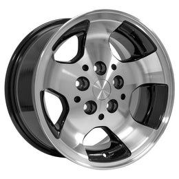 JP08 15x8 Black Machined WHEELS