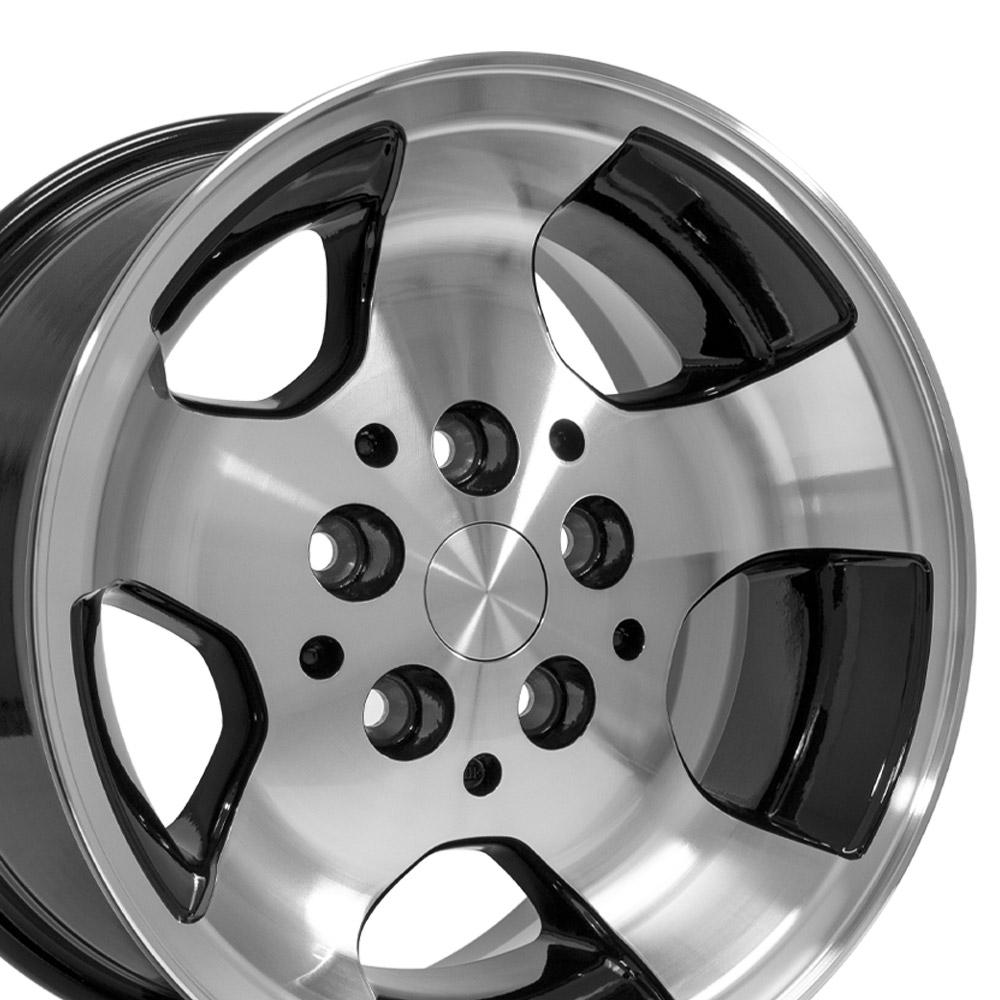 15" Replica JP08 fits Jeep Wrangler Machined