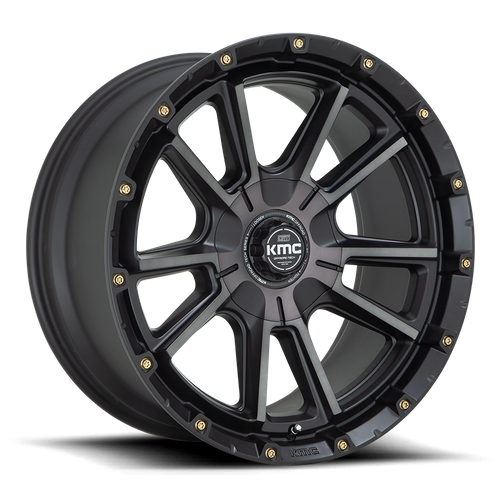 KMC - KM100 20X9 6X135/5.5 S-BLK GTCC 00MM