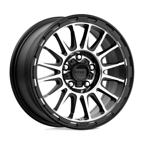 KMC - KM542 16X7 5X4.5 S-BLK MACH 30MM