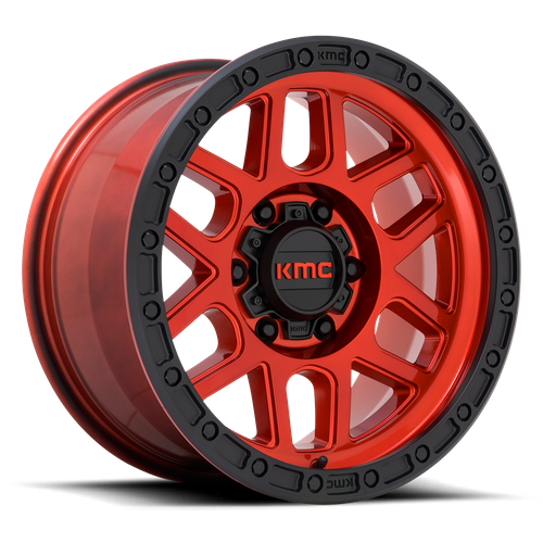 KMC - KM544 17X9 6X5.5 C-RED BLK-LP 18MM