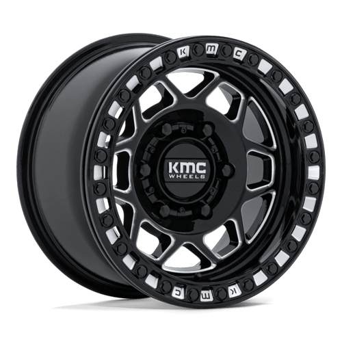 KMC Powersports - TORX UTV BL 15X8 6X5.5 100 +0 G-BLK-MILL