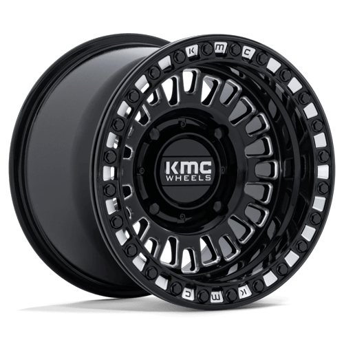 KMC Powersports - AZTEC UTV BL 15X10 4X156 115 +0 GBLK-MIL