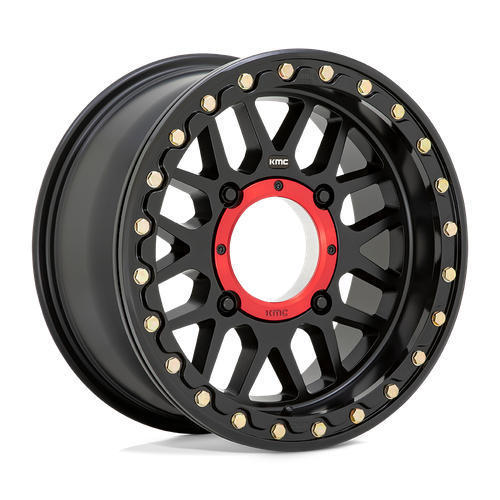 KMC Powersports - GRENADE UTV BL 15X7 4X137 S-BLK 10MM