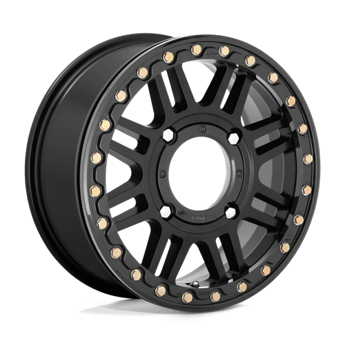 KMC Powersports - CAGE UTV BL 15X6 4X156 S-BLK BLK-RG +38