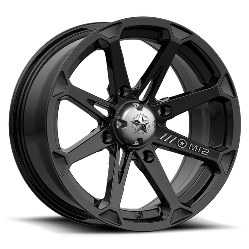 MSA Offroad Wheels - DIESEL UTV 14X7 4X110 GLOSS BLACK -47MM