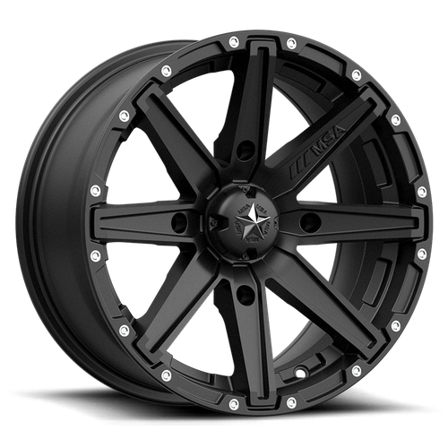 MSA Offroad Wheels - CLUTCH UTV 14X7 4X110 S-BLK 10MM