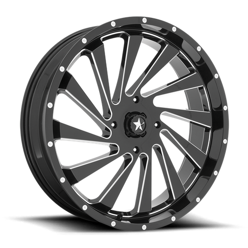 MSA Offroad Wheels - BLADE UTV 24X7 4X156 115 G-BLK-MILL +0