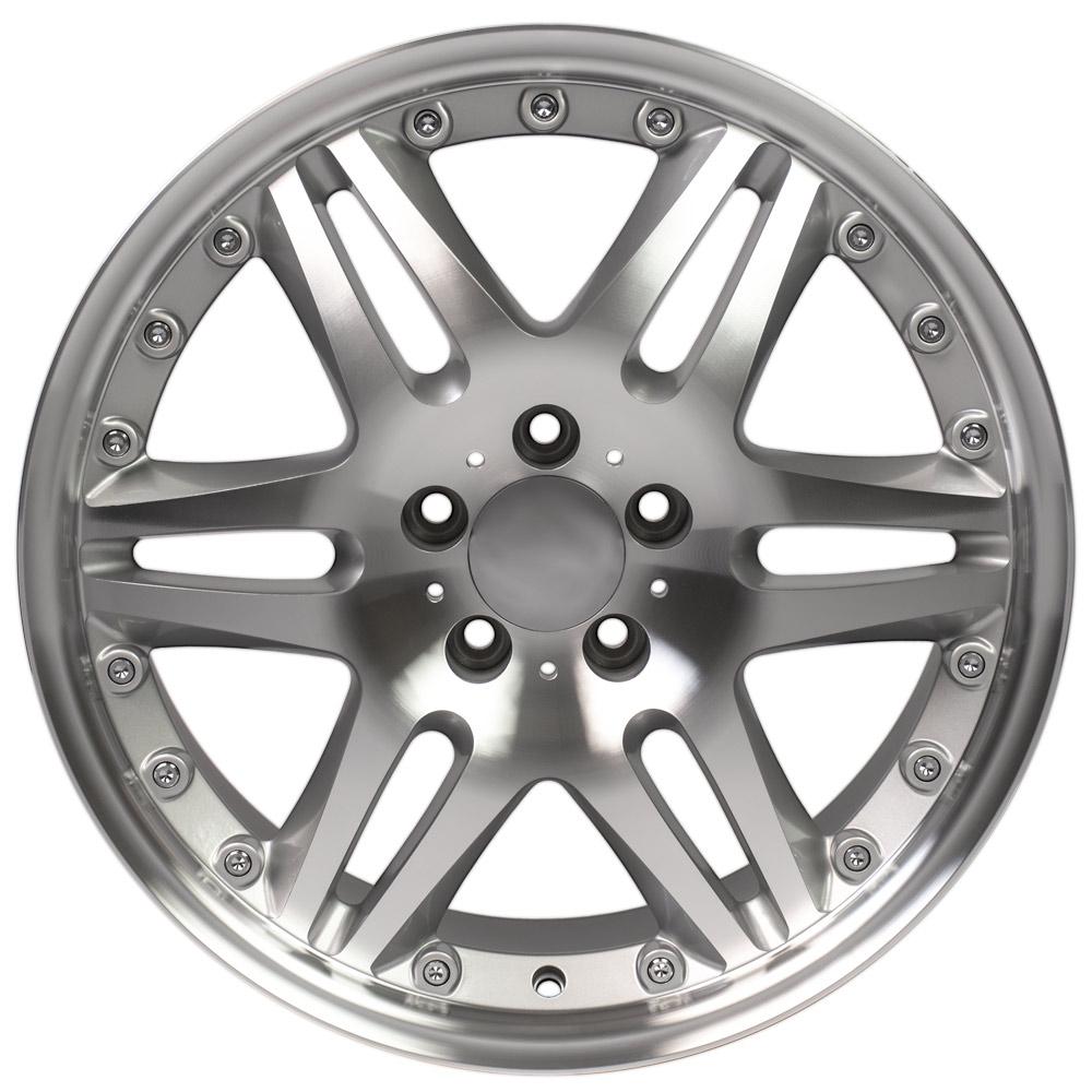 18" Replica MB09 fits Mercedes Benz C Class Silver