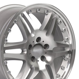MB09 18x8.5 Silver Machined WHEELS