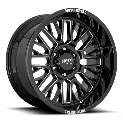 Moto Metal - MO802 20X9 6X135 G-BLK MILL 18MM