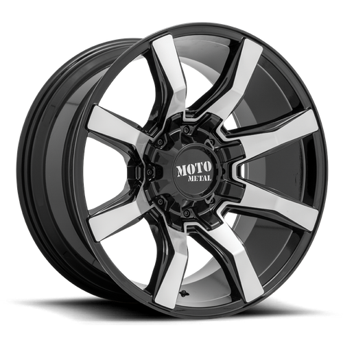 Moto Metal - MO804 22X12 8X170 G-BLK MACH -44MM