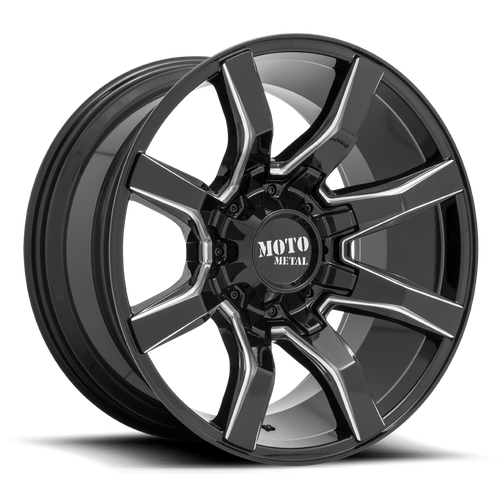 Moto Metal - MO804 22X12 6X135/5.5 G-BLK MILL -44MM