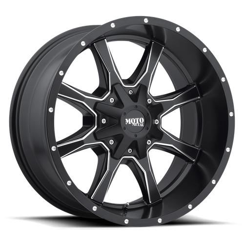 Moto Metal - MO970 17X8 6X120/5.5 SG-BLK MILL 00MM