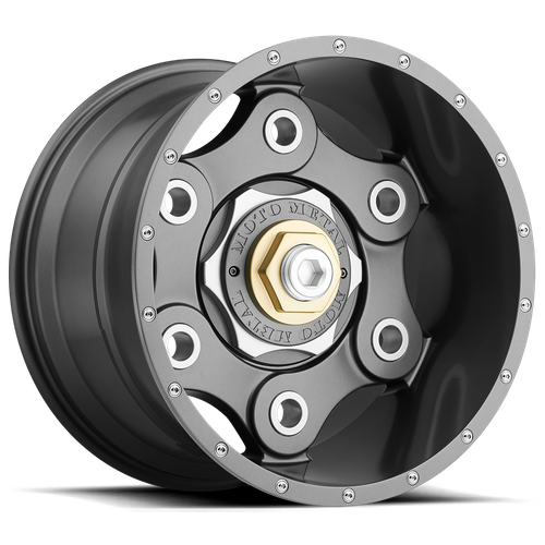 Moto Metal - MO977 17X9 BLANK GUN METAL 18MM(108-155)