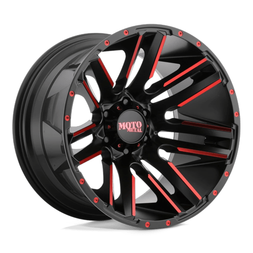 Moto Metal - MO978 20X10 8X170 S-BLK MACH RTCC -24MM