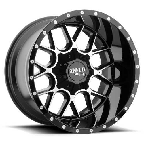 Moto Metal - MO986 20X9 5X5.5/150 G-BLK MACH 0MM