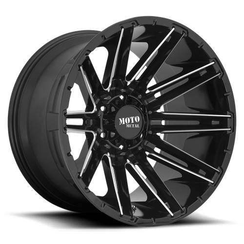 Moto Metal - MO998 20X10 8X180 G-BLK MILL -18MM