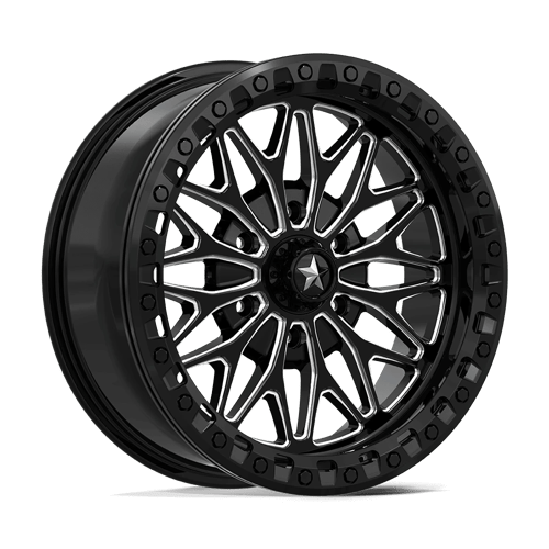 MSA Offroad Wheels - BOLO UTV BL 18X7 6X5.5 100 +10 GBLK-MILL