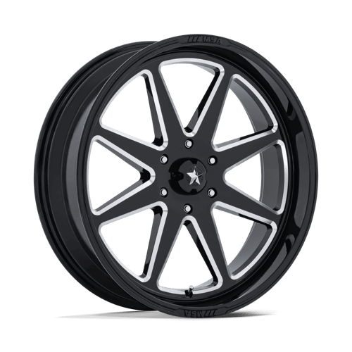 MSA Offroad Wheels - SPARK UTV 22X7 6X5.5 100 +0 G-BLK-MILL