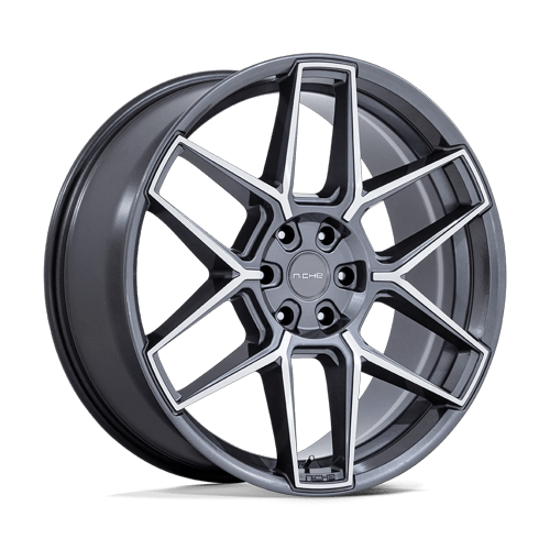 Niche 1PC - RISE 22X9.5 5X112 66 +20 ANTH MACH-FC