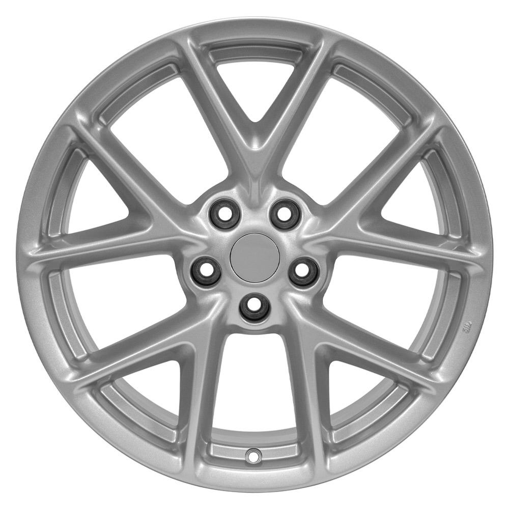 19" Replica Wheel NS20 Fits Nissan Maxima Rim Silver Wheel