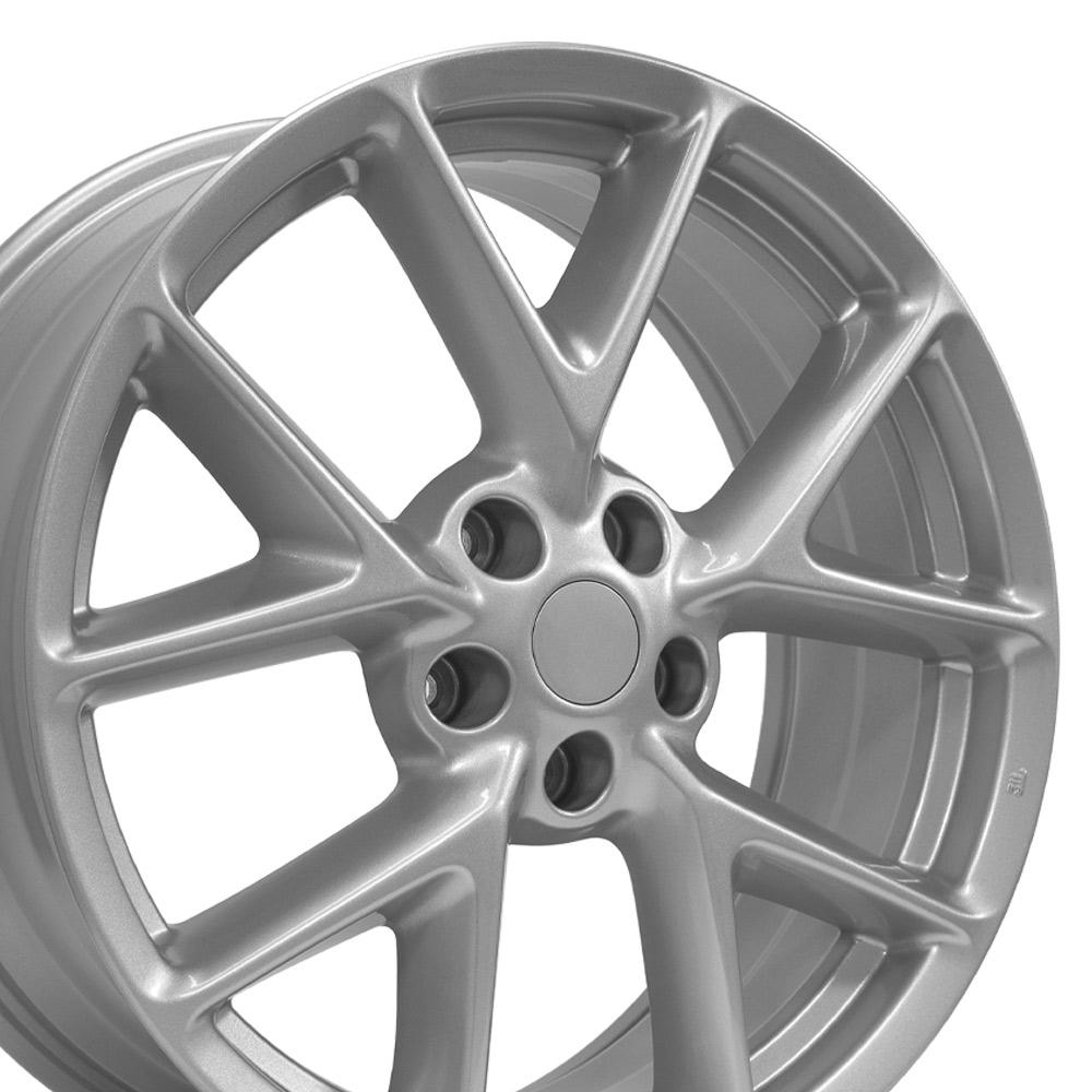 19" Replica Wheel NS20 Fits Nissan Maxima Rim Silver Wheel