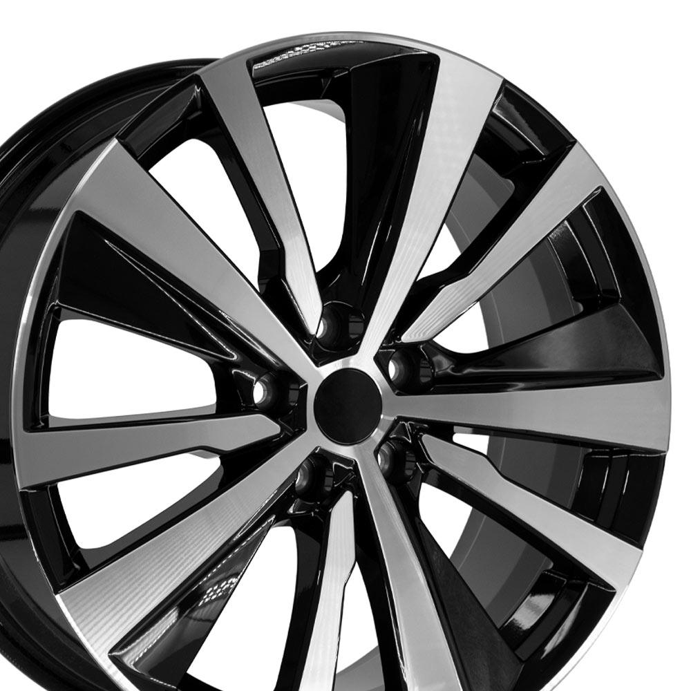 19" Replica NS29 fits Nissan Altima Black Machined