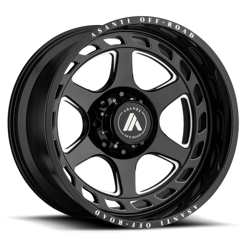 Asanti Off Road - AB816 20X10 6X5.5 G-BLK MILL -18MM
