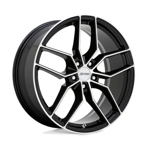 Petrol - PE P5C 18X8 5X112 66 G-BLK MACH +40