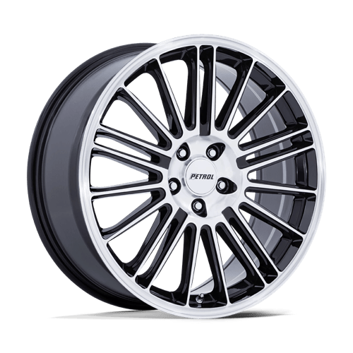 Petrol - P1D 17X8 5X115 72 +40 G-BLK MACH