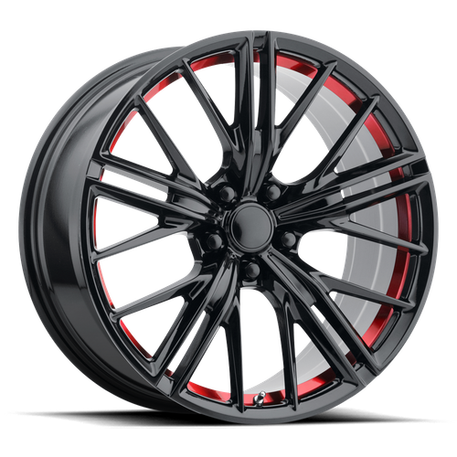 Performance Replicas - PR194RS 20X10 5X120 67 G-BLK RED-MACH 23