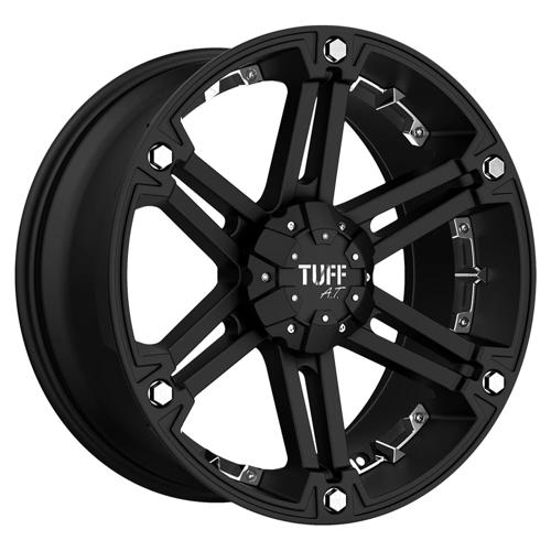 Tuff - TU T01 15X8 6X139 -13 108 F-BLK MCH CHR