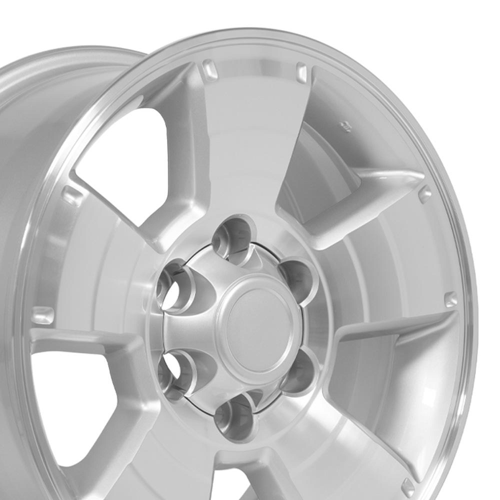 TY09 17x7.5 Silver Machined WHEELS