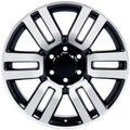 20" Replica TY10 fits Toyota 4Runner Black Mach'd