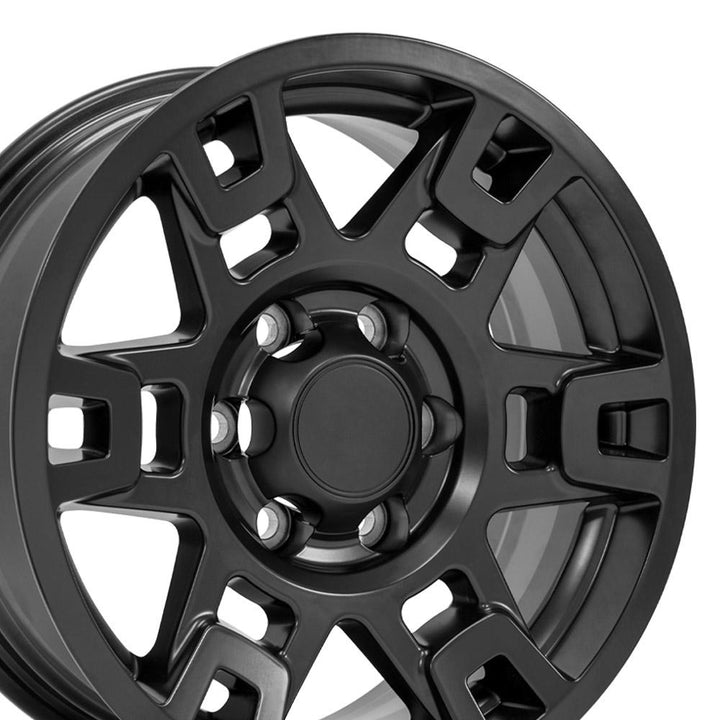 TY16 17x7 Satin Black  WHEELS