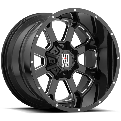 XD - XD825 20X10 8X6.5 G-BLK MILL -24MM