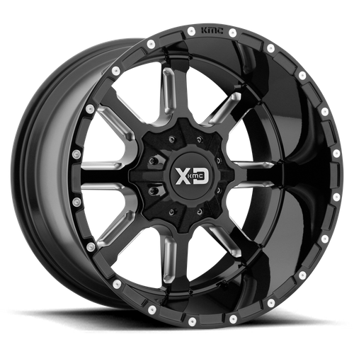 XD - XD838 20X9 8X170 G-BLK MILL 0MM