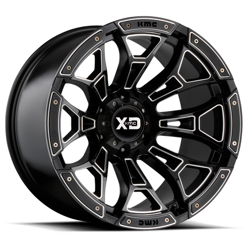 XD - XD841 20X10 8X6.5 G-BLK MILL -18MM