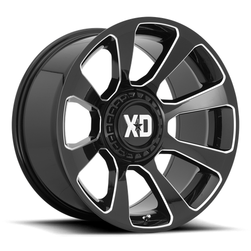 XD - XD854 20X9 5X5.5/150 G-BLK MILL 00MM