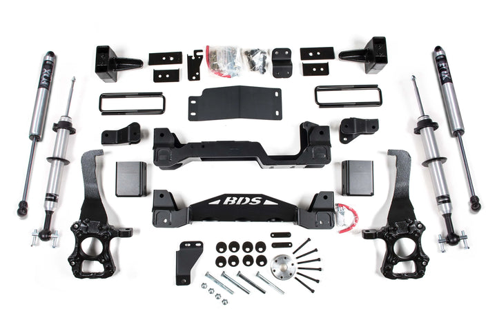 BDS 6 Inch Lift Kit with FOX Shocks Ford F-150 2015-2020 & Chevy Silverado 1500 2014-2018