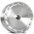 26" Dolce Luxury Wheels Bigboy Brushed with Clear Coat Floating Cap Rims